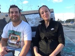 Una Milf y un gordito con pollon. Carol y Raul graban porno