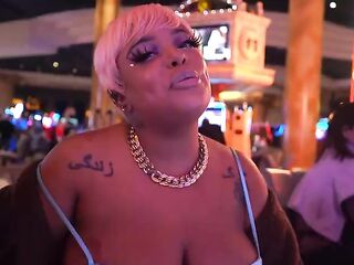 Female-dom Mulanblossom Gets handled by Gibby The Clown in Las Vegas