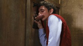 Altar Stud Carter Ford Salivates On Perv Priest's Throbbing Pink cigar In The Confession Booth - YesFather