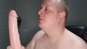 Deepthroat Facefuck Huge King Cock Dildo