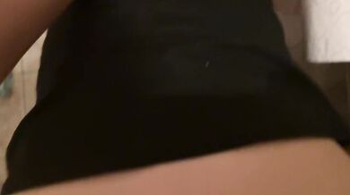 Russian whore is lowered in the toilet and fed with cum from her ass