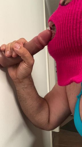 dildo blowjob sissy sucks it good!