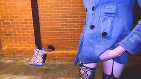 Dildo play in housing estate