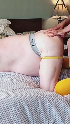 Thrilling moment from "BEAR MASSAGE BY BBC  It gets out of hand quick!"