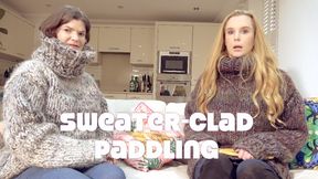 Sweater-Wearing Cousin & Aunt BOTH Spank You! 4K