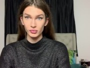 TS Whore selling her ass to hundreds of men to pay bills