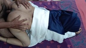 Hijabi Girl Gets Fucked by Her Stepbrother When Come From College