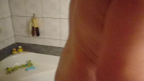 waschen in der badewanne