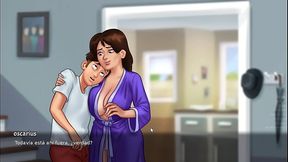 Ayudando a mi madrastra para ganr puntos con ella - summertime saga