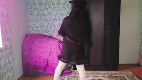 Playful Trans Girl Trying on Cute Summer Dress