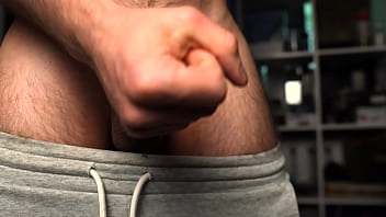 guy jerking off a veiny dick close-up on camera. Male solo