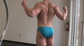 Young bodybuilder photoshoot