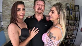 carlos urach e binho ted em uma orgia com duas gostosas - julia fontanelli e gaby fernandes