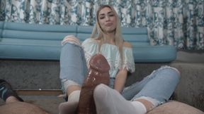 Stinky Sock Foot Humiliation Footjob HD