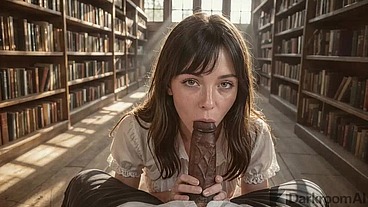 Caught two girls masturbating in the library... Never thought I'd be so happy about books, because I joined them as the third![AI]