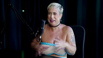 Regretful blonde gets sensual massage and enjoys sexy lingerie