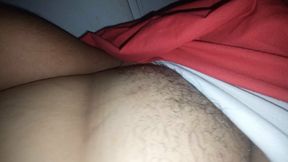 Massaging My Wife's Fat Hairy Pussy 2