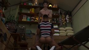 Two Gays Having Anal Sex and Blowjob
