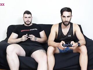 Str8 allies wager whilst playing videogames