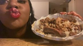 Mukbang Eating  Brazilian Food While Talking About My Goals (Come Chill With Me)