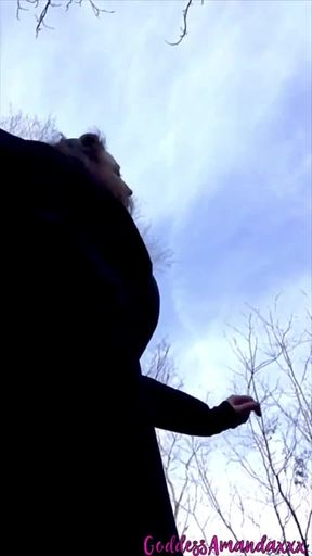 Outdoor Booty Teasing Over You