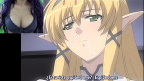 se enoja con reina elfa y la convierte en su prisionera sexual - hentai himekishi angelica ep. 2