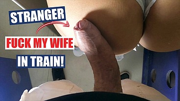 Wife Fucks Stranger in Train and Husband Watches ! - Roleplay Touching Grinding Fantasy
