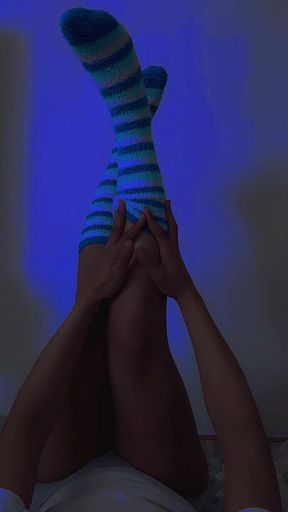 Keep Your Eyes on My Feet in These Socks