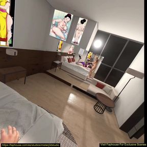 Chi-chi Cheating in Motel with Stranger POV