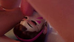 D'va, Mercy & Ashe Threesome