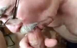 Grandpa's Big Cock Blowjob