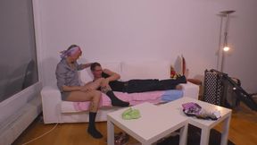 Big cock for sexy blonde bitch