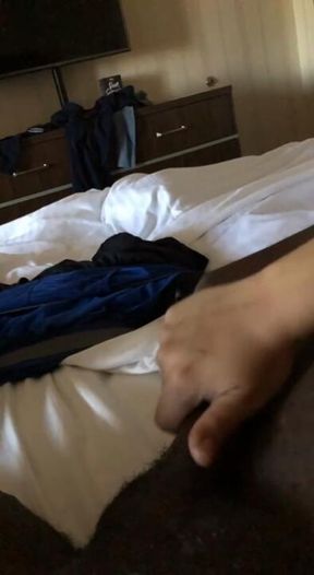 Hotel Handjob from Hotwife