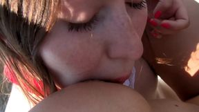 Three Stepsisters Have Lesbian Sex on a Boat