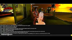 3D Anime Couple Gets Wild at Niaru Beach House for Intense IMVU Gameplay