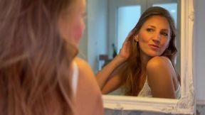 Penelope Chic Frolics Sensually In A Configuration That She Adores - Little Blonde