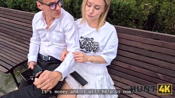 HUNT4K. Lily Blossom cheating on her boyfriend for money