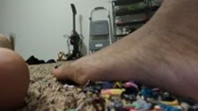 Tinies at Mercy of Giantess Giant Feet 4k