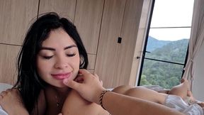 we woke up horny and ended up having a delicious fuck before starting the day - aleja and aaroon