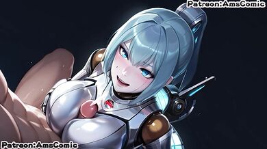 League Of Legends hentai ams animation - Orianna big tits blow job hentai by amscomic
