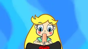 Star Butterfly Anime Sex – Hot Blowjob Scene With Toon Cutie