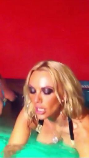 Powerful moment from &quot;GERMAN AMATEUR LESBIAN POOL SEX AT PRIVATE SWINGER PARTY&quot;