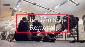 Public Gym Shoe Removal