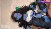 Giving it Hard to My Blue Elf Maid in the Bedroom