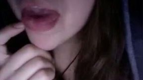 Kinky amateur cam girl showed off her natural boobs to my male friend