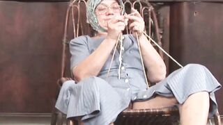 Grandma's Glasses - Mature Milf Facesitting & Facial With barely legal Stud