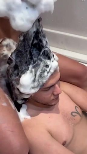 Boyfriend Cumming in My Hair and Then Washing It with Lots of Shampoo