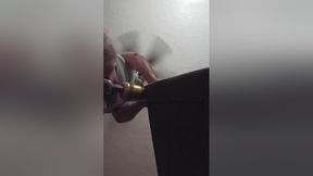 Watch Me Fuck This Fleshlight From Below And Cumming All Over
