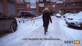 Maria's Debt: Russian Teen (18+)'s Rough Sex Payment
