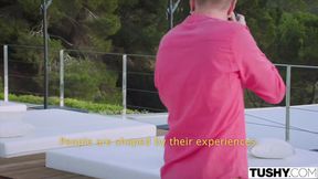 Tushy Model Has a Crush and Uses a Butt Plug to Get His Attention